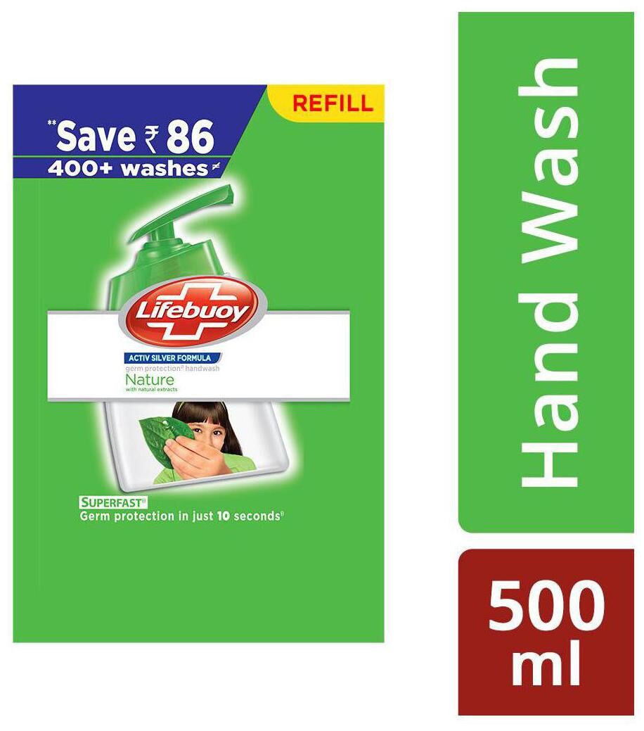 

Lifebuoy Hand Wash - Nature 500 ml