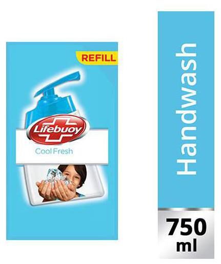 

Lifebuoy Handwash Refill Cool Fresh With Menthol Germ Protection 750 ml