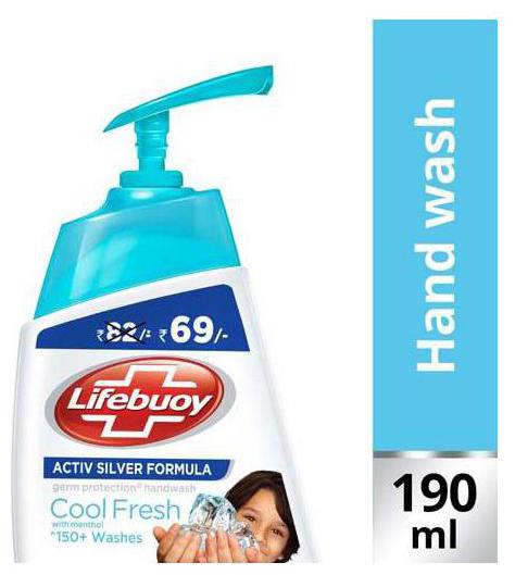 

Lifebuoy Hand Wash - Cool Fresh 190 ml
