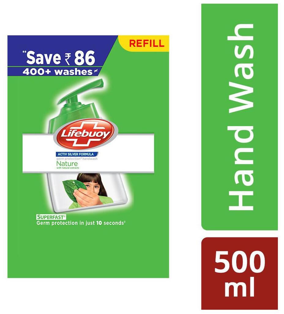 

Lifebuoy Hand Wash - Nature 500 ml