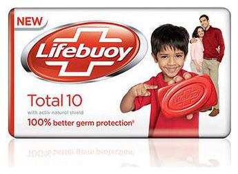 

Lifebuoy Soap Bar - Total 10 125 g