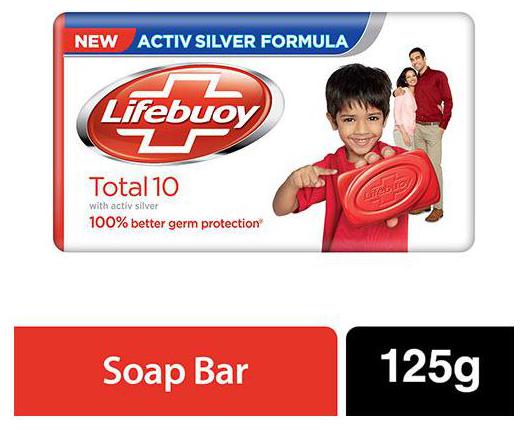 

Lifebuoy Total 10 Soap Bar 125 g