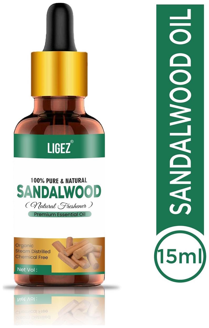 

Ligez 100 Pure Natural Sandalwood Essential Oil 15 ml (Pack Of 1)