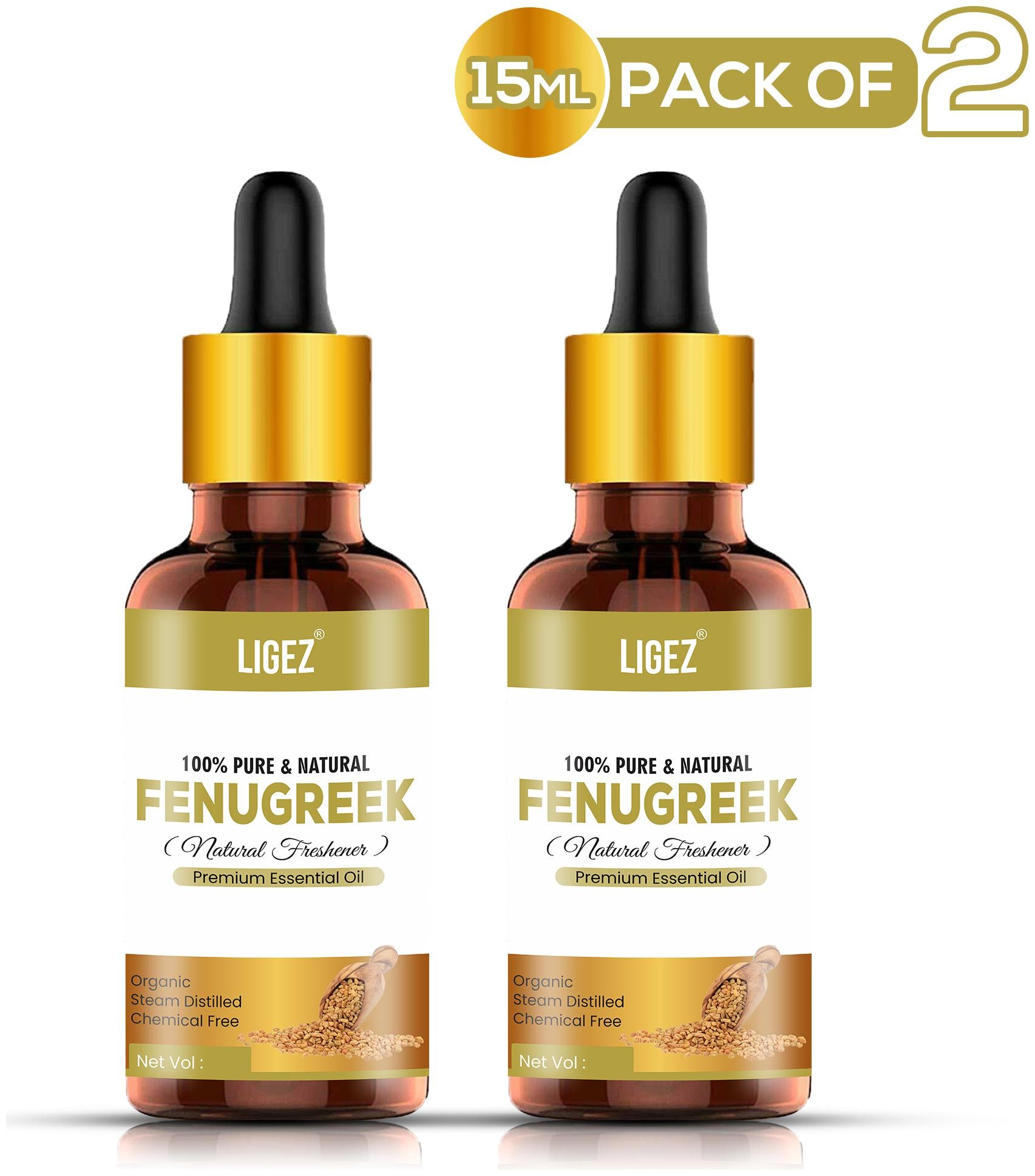 

Ligez Best Essential Fenugreek Carrier Oil 15 ml- (Pack of 2)