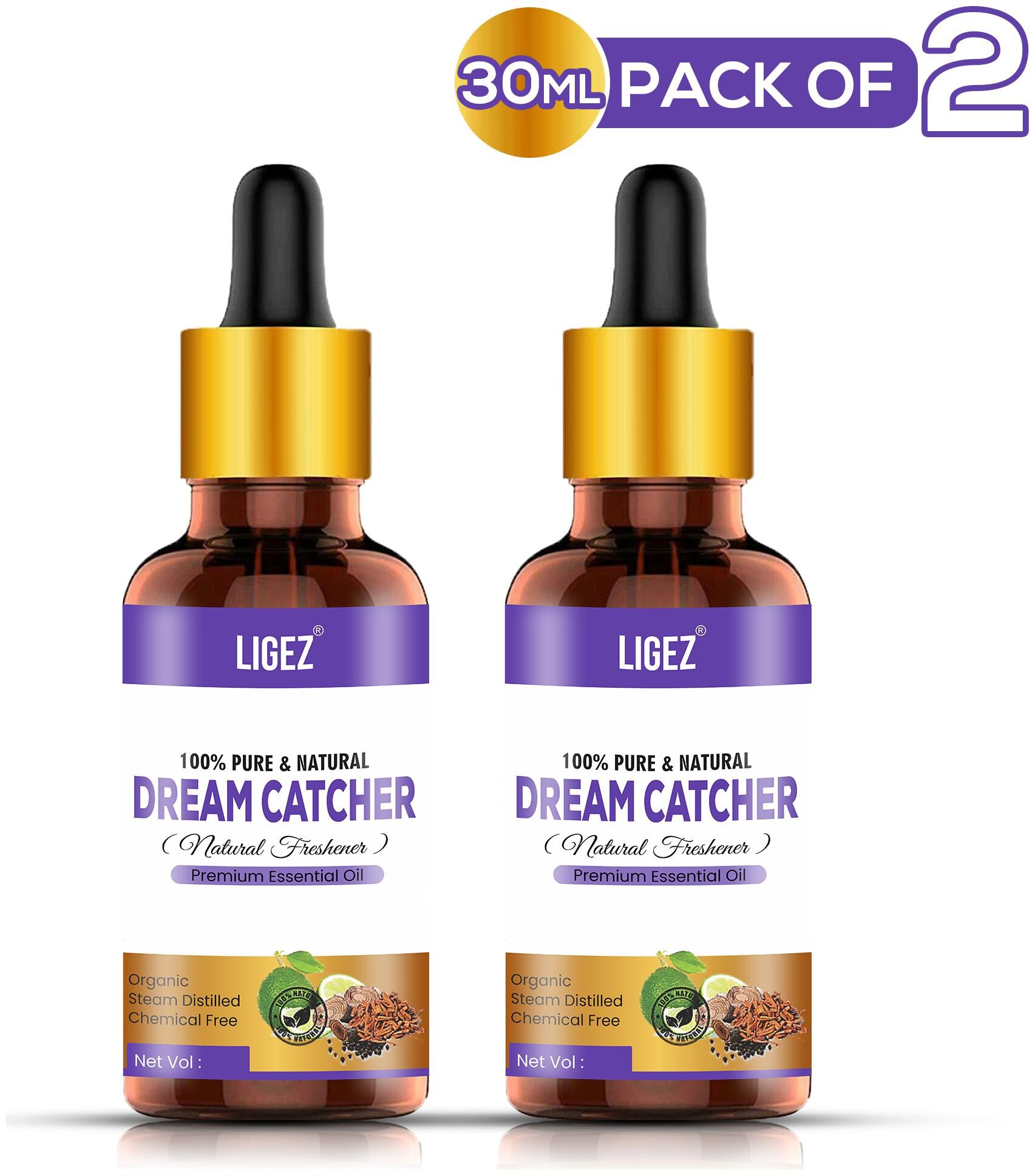 

Ligez DREAM CATCHER ESSENTIAL OIL 30 ml- (Pack of 2)