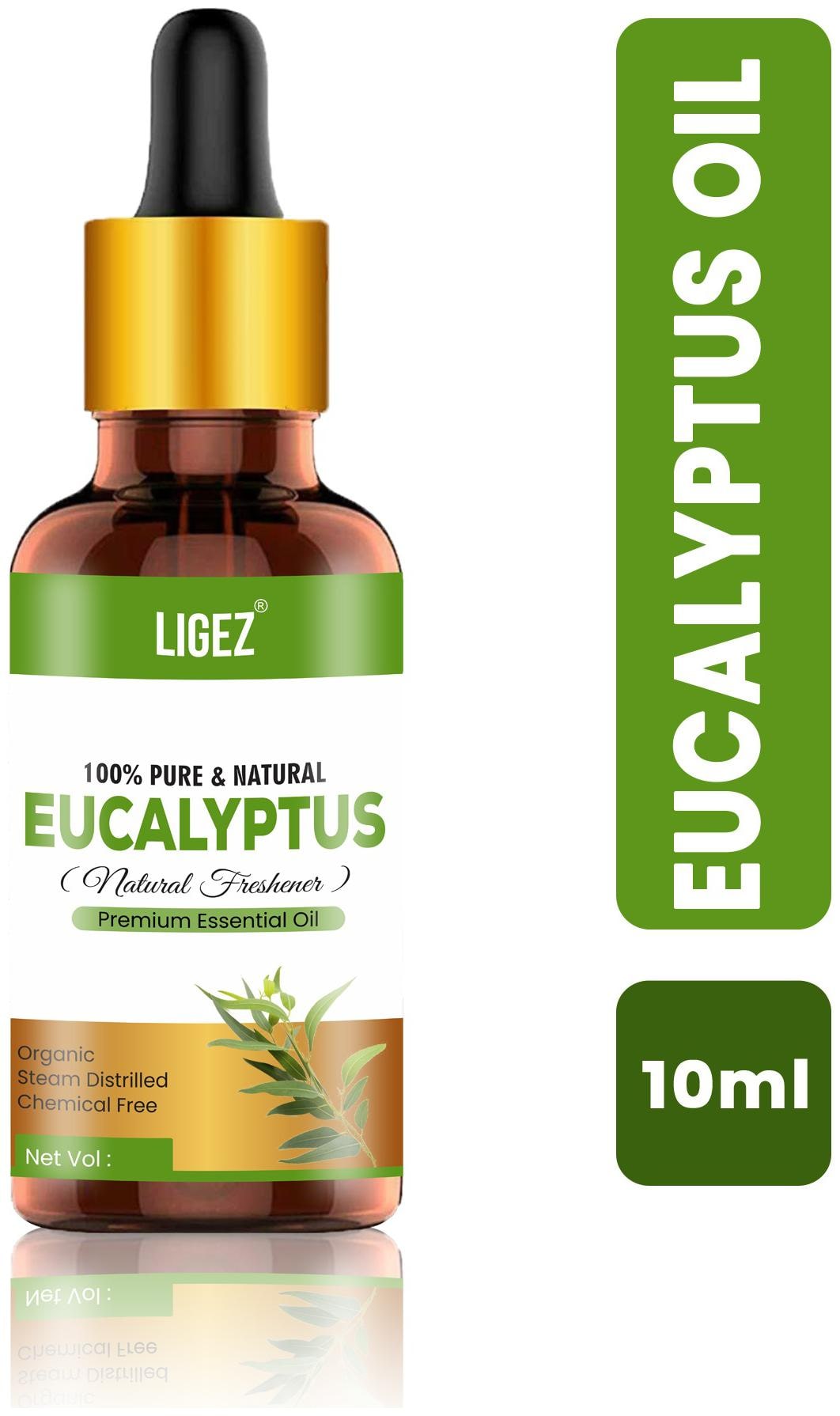 

Ligez Eucalyptus Essential oil - 10 ml 10 ml (Pack Of 1)