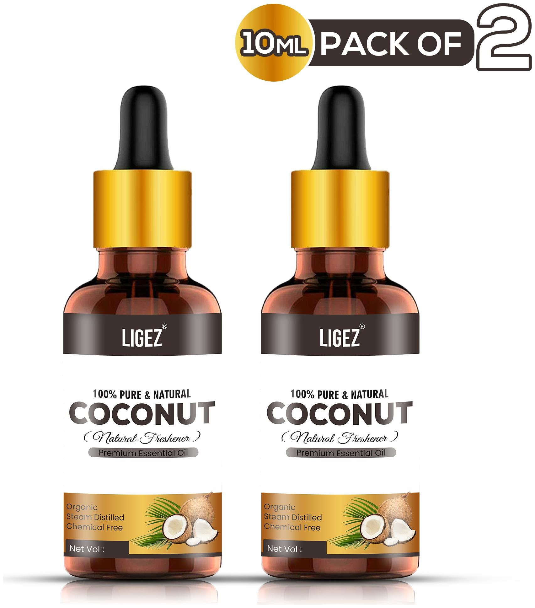 

Ligez Pure Coconut Hair Oil (10 ml)-(Pack of 2)