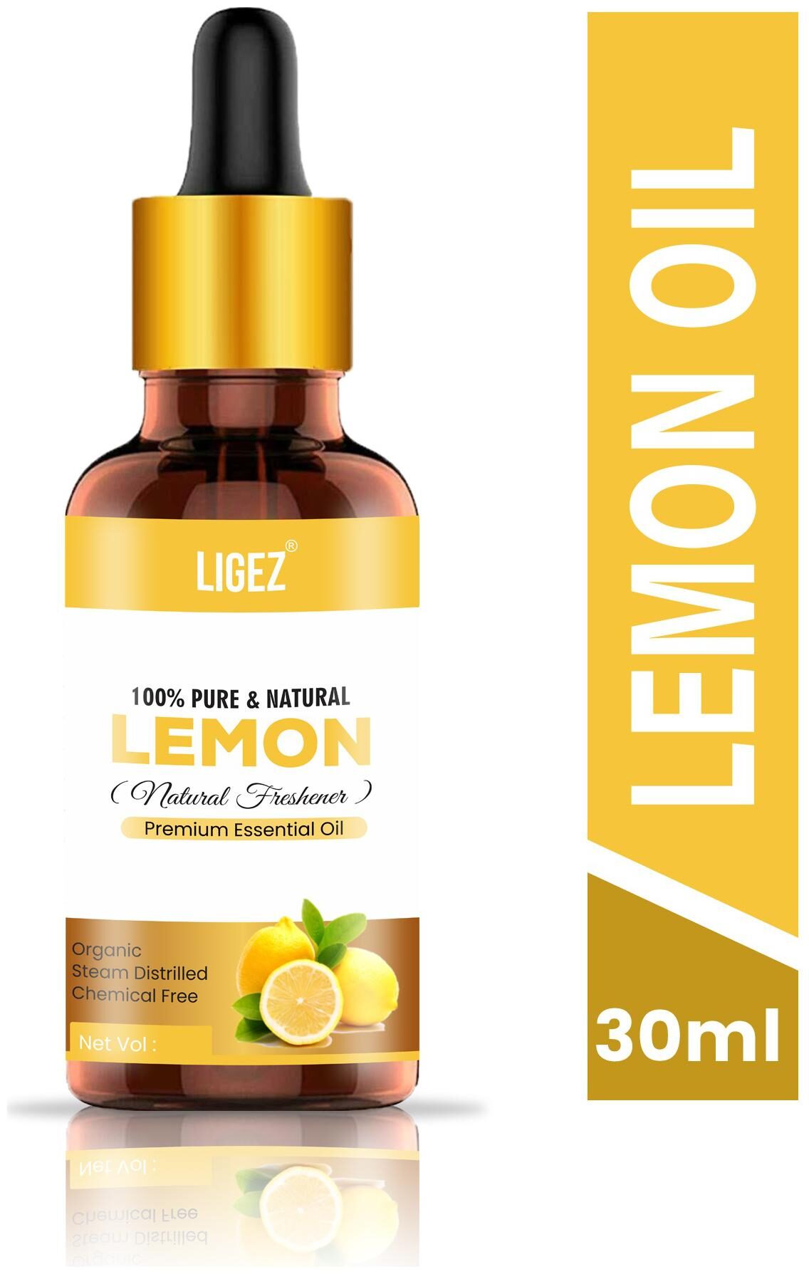 

Ligez Pure Lemon Essential Oil 30 ml (Pack Of 1)