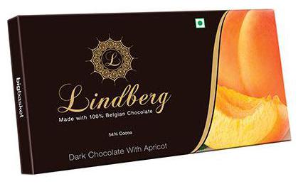 

Lindberg Apricot - Pure Belgium Dark Chocolate 50 Gm