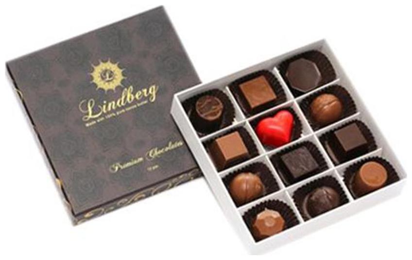 

Lindberg Assorted Gift Box - Pure Belgium Chocolate Truffles 120 g 12 pcs
