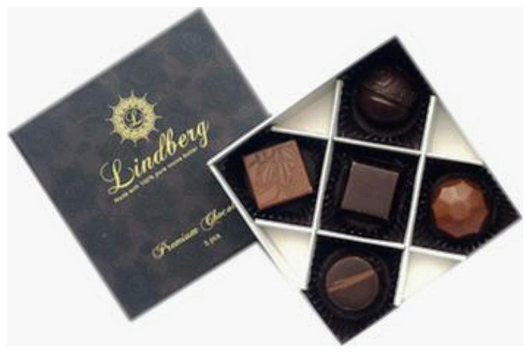 

Lindberg Assorted Gift Box - Pure Belgium Chocolate Truffles 50 g 5 pcs