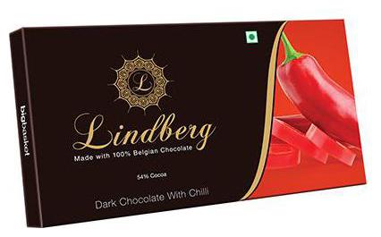 

Lindberg Chilli - Pure Belgium Dark Chocolate 50 g