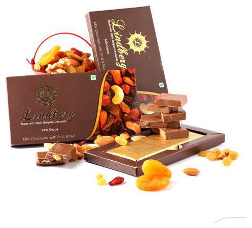

Lindberg Fruit Nut Chocolate Bar - Pure Belgium 50 g