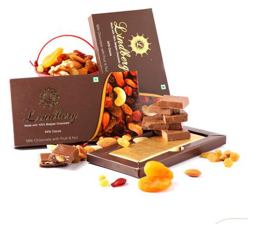 

Lindberg Fruit Nut Chocolate Bar - Pure Belgium 50 g