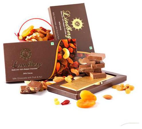 

Lindberg Fruit Nut Chocolate Bar - Pure Belgium 50 g