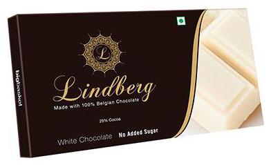 

Lindberg No Added Sugar - Pure Belgium White Chocolate 50 g
