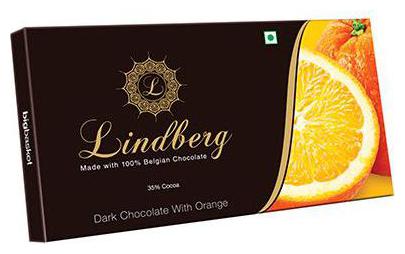 

Lindberg Orange - Pure Belgium Dark Chocolate 50 g