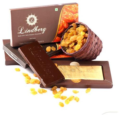 

Lindberg Raisins Dark Chocolate Bar - Pure Belgium 50 g