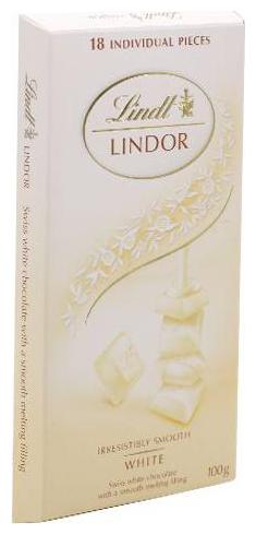 

Lindt Lindor Singles - White 100 g