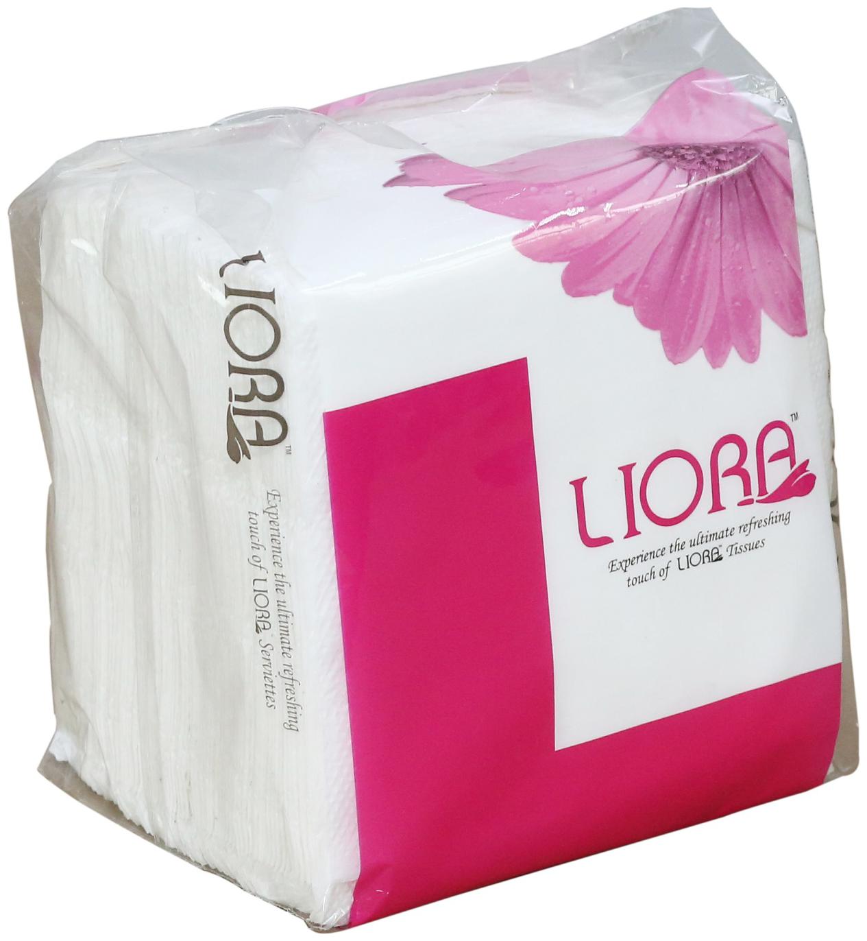 

Liora Napkins 1 Ply 100 Pulls (Pack of 6)