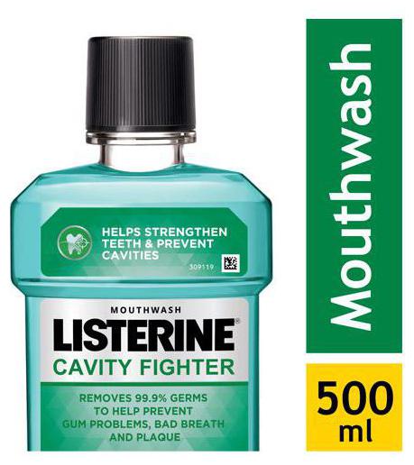 

Listerine Mouthwash - Cavity Fighter 500 ml