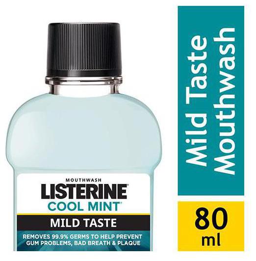 

Listerine Mouthwash - Cool Mint Mild Taste 80 ml