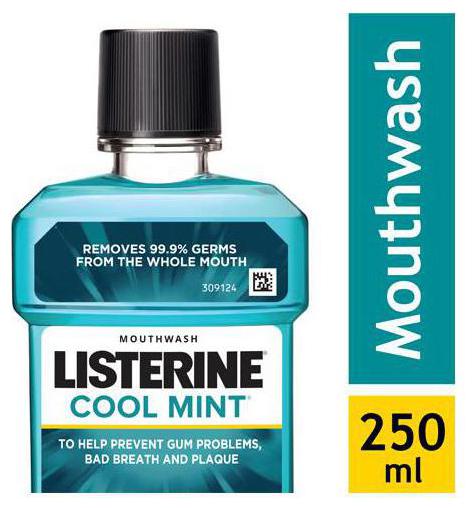 

Listerine Mouthwash Cool Mint 250 ml