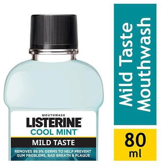 

Listerine Mouthwash - Cool Mint Mild Taste 80 ml