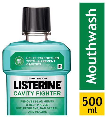 

Listerine Mouthwash - Cavity Fighter 500 ml