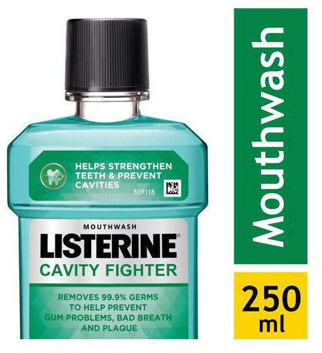 

Listerine Mouthwash Cavity Fighter 250 ml