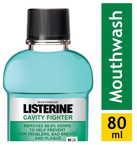 

Listerine Mouthwash Cavity Fighter 80 ml