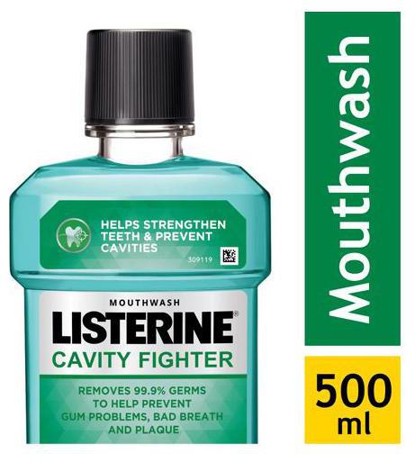 

Listerine Mouthwash - Cavity Fighter 500 ml