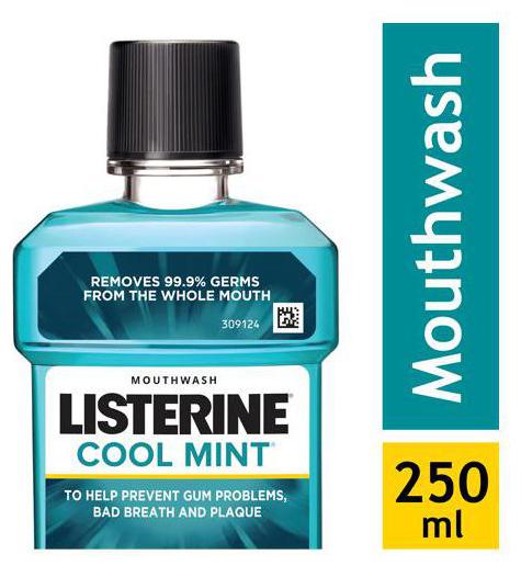 

Listerine Mouthwash - Cool Mint 250 ml