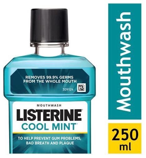 

Listerine Mouthwash Cool Mint 250 ml