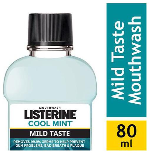 

Listerine Mouthwash - Cool Mint Mild Taste 80 ml