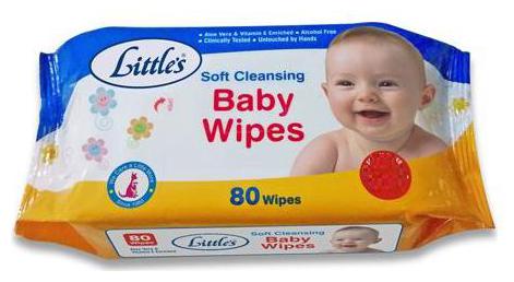 Littles Baby Wipes Soft Cleansing 80 Wipes