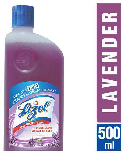 

Lizol Disinfectant Surface Cleaner - Lavender 500 ml