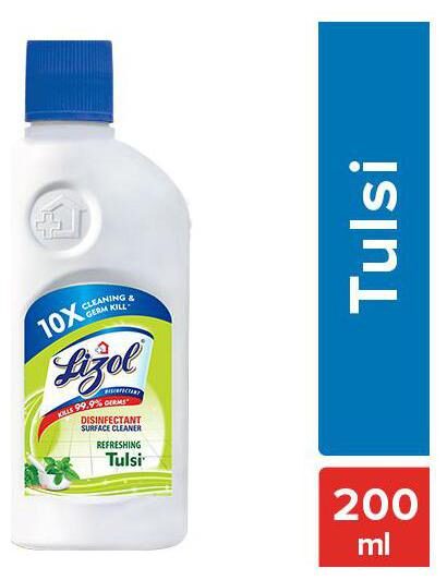 

Lizol Disinfectant Surface Floor Cleaner - Tulsi 200 ml