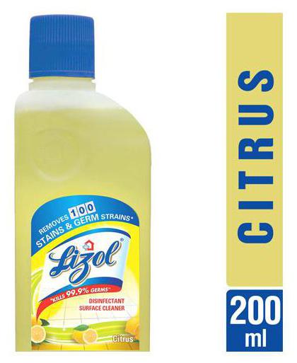 

Lizol Disinfectant Surface Cleaner - Citrus 200 ml