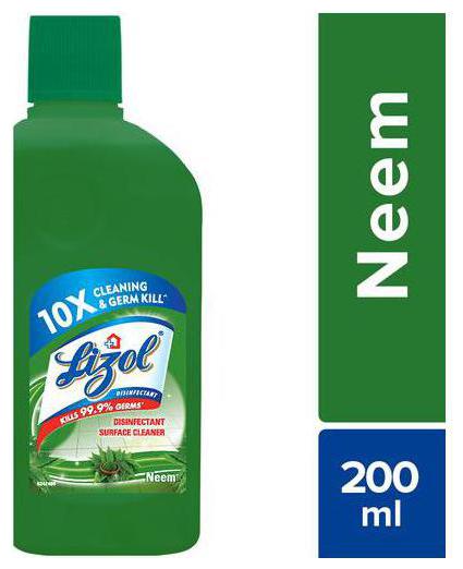 

Lizol Disinfectant Surface Cleaner Neem 200 ml