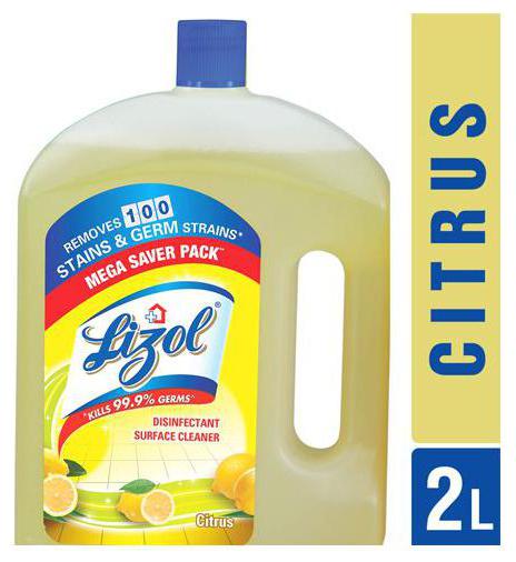 

Lizol Disinfectant Surface Cleaner - Citrus 2 L