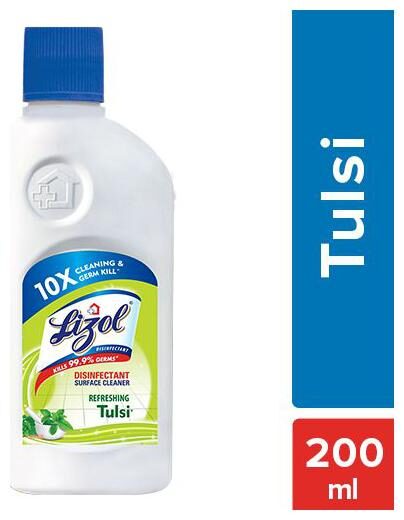 

Lizol Disinfectant Surface Floor Cleaner - Tulsi 200 ml