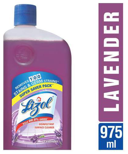 

Lizol Disinfectant Surface Cleaner - Lavender 975 ml