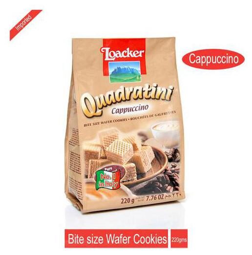 

Loacker Wafer Cookies - Cappuccino Bite Size 220 g