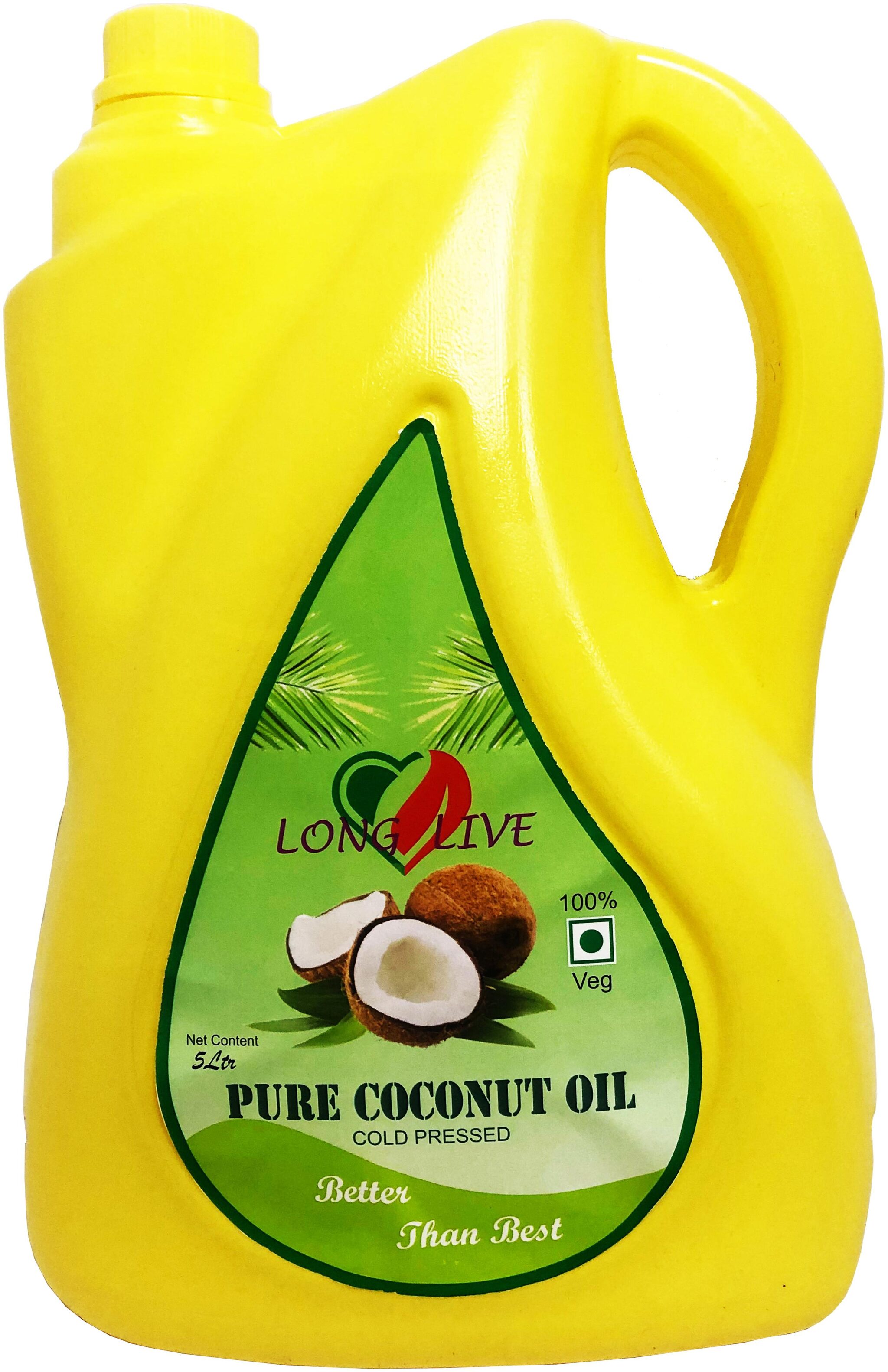 

Long Live Organic Pure Coconut Oil - 5 L