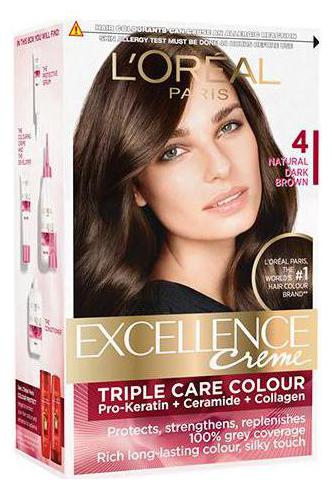 

Loreal Paris Excellence Creme Hair Color - 4 Natural Dark Brown 172 g