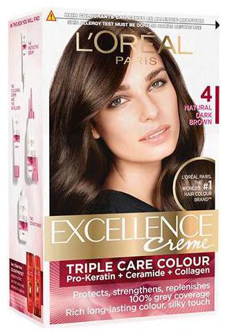 

Loreal Paris Excellence Creme Hair Color - 4 Natural Dark Brown 172 g