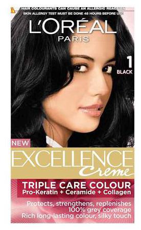 

Loreal Paris Loreal Paris Excellence Creme Hair Colour Black 01 72 ml 100 g