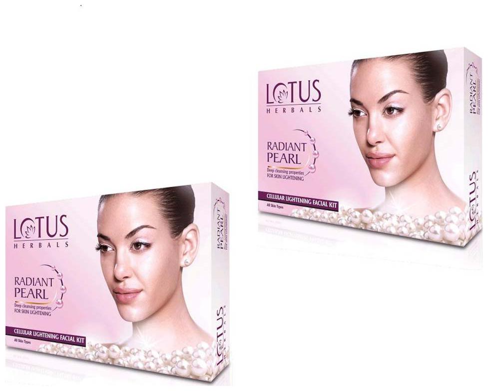 

Lotus Herbals Radiant Pearl Cellular Lightening Facial Kit ( Pack of 2)