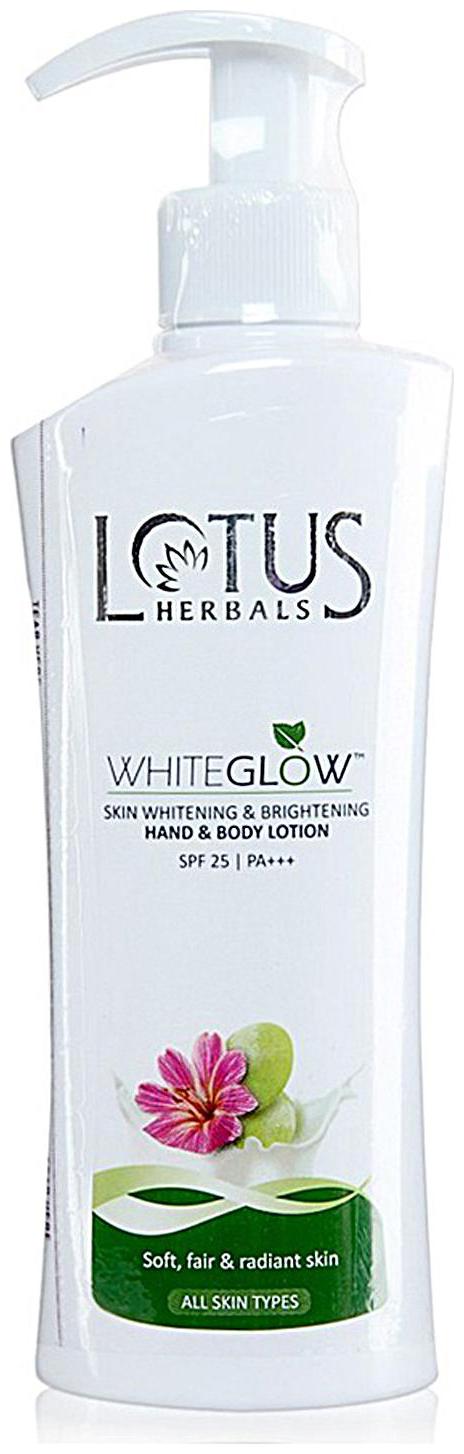 

Lotus Herbals Whiteglow Hand And Body Lotion Spf 25 PA - 300 ml